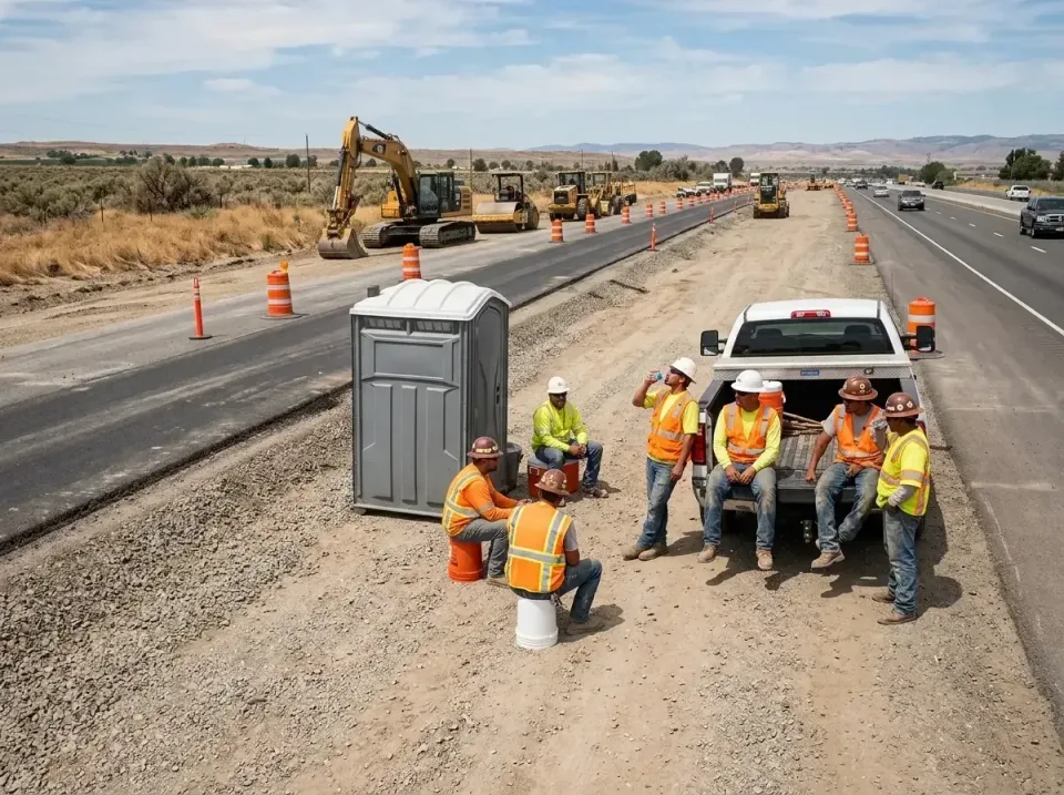 highway-road-construction-crew-007 — frequently asked questions, Porta Potty and Restroom Rentals in Leadville North, CO